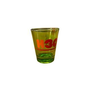 New Hooters Pale Green Shot Glass Limited Edition 30th Anniversary